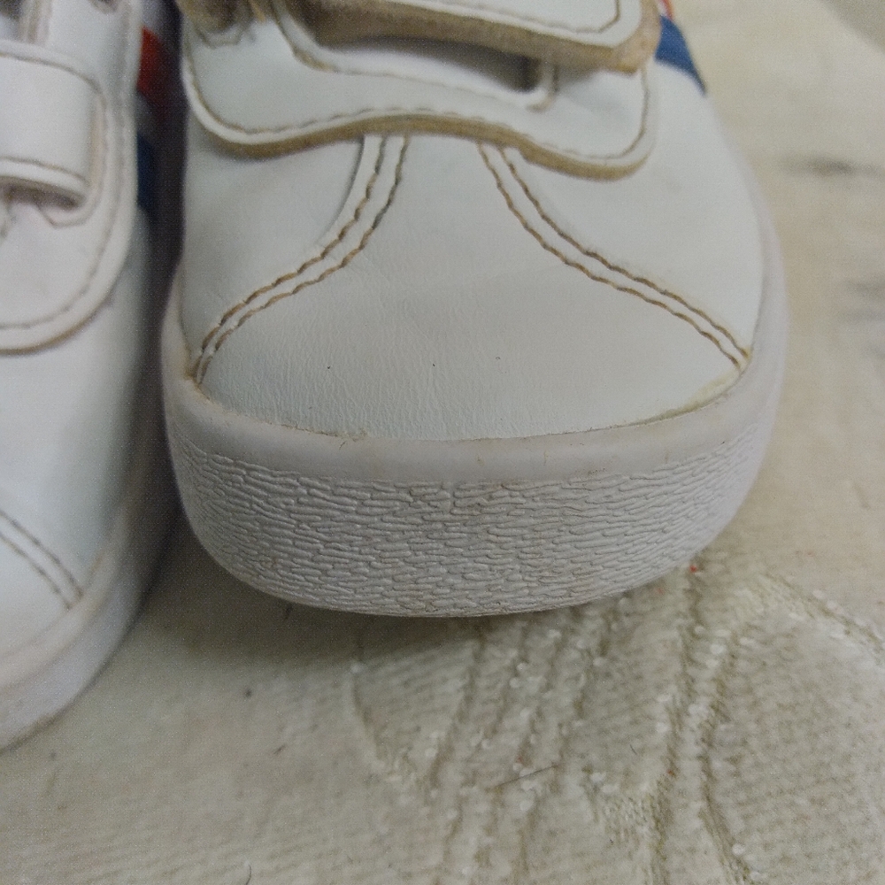 Kids ADIDAS Red White Blue Sneakers Size 8K - 5 Inches Inside KIDS - Picture 2 of 16